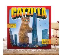 Cat Monthly Calendar,12 Month Cat Calendar for Wall 2026 | Decorative Planner Home Decorations for Birthday Pet Lovers Kids School Studio Teacher Bedroom Living Room Friends