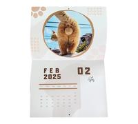 Cat Monthly Calendar, Cat Butt Calendar - Funny Cat Balls Monthly Wall Calendar 2025 | Hanging Monthly Thick Paper Wall Calendar for Cat Lovers, The