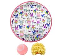 Cat Motion Ball, Automatic Moving Ball Toys for Indoor Cats - Cat Scratching Ball Hedgehog Cover | The Rechargeable Interactive Cat Toy with Speed