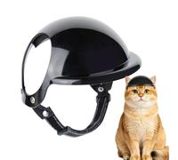 Cat Motorcycle Helmet,Adjustable Head Cover Hat,Puppy Motorcycle Bike Hard Hat | for Kitten Puppy Small Breed Indoor Garden Yard Home Travel Walk Picnic Camp Hike Bike