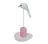 Gor Pets Cat & Mouse Spiral Spring Toy 17 cm