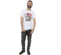 Cat & Mouse Chase T-Shirt Tom & Jerry White M