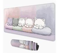 Cat Mouse Mat 1000x500 mm Large Mouse Pad Cute Office Accessories Waterproof Desk Mat with Non-Slip Rubber Base, Smooth Surface to Improve Precision and Speed, Gaming Mousepad for Home, Office 3Y-329