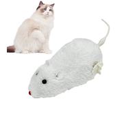 Cat Mouse Toy - 16 x 7 x 6 cm, Winding Racing Mouse, Soft Plush , Clockwork Movement for Active Engagement and Natural Hunting Instincts | Maison De Divert