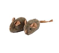Cat Mouse Toy | 2 Pieces Squeaky Interactive Realistic Kitten Game | Kitten Teething Toys | for Hunting Simulation Scratching Mental Stimulation Exercise Training Play Park Garden Floor Play Travel