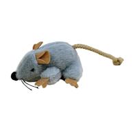 Cat Mouse Toy - Interactive Squeaking Pounce, Automatic Moving Tail, Realistic Sound Plush Prey, Robotic Electronic Pet Exercise Gadget, Battery Operated Hunting Teaser | Indoor Ground Play for Kitten