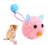 Cat Mouse Toy - Plush Kitten Toy Mice for Indoor Use with Bell, Interactive Sound Exercise Toy | Funny Cat Toy for House Cats, Small Pets, Entertainment, Tra