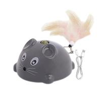 Cat Mouse Toy, Squeaky Interactive Pet Supplies, Self-Moving Catnip Mouse Cat Toy, for Boredom Enrichment Stimulating Play Home Apartment