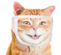 Cat Mouth, Cat Muzzle, Kitten Muzzle for Cutting and Bathing Nails | Transparent Chigle Mouthguard Helmet for Pet, Dog, Puppy, Small Animal