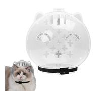 Cat Mouth Cover | Clear Adjustable Protective Mouth for Cats and Small Pets | Kitten Astronaut Helmet, Grooming Wax, Anti-Biting, Chew Prevention Pet Supplies