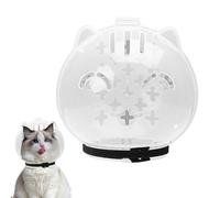 Cat Mouth Guard Muzzle, Transparent Muzzle For Prevent Biting Adjustable Kitten Astronaut Helmet, Shaving Pet Tools, Guard Muzzle Chewing For Small Animals