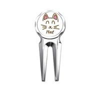 Cat Mouth Line Nose Art Deco Fashion Golf Divot Tool Golf Ball Marker Repair Tool
