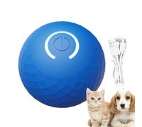 Cat Moving Toy - Smart Interactive Cat Toy, Kitten Playing Toy | Chasing Motion Activated Playing Ball, 360 Degree Rotating Cat Ball with Lights, USB Rechargeable Ball for Cats, 2.05 Inches