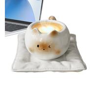 Cat Mug For Coffee - Ceramic 210ML Cute Drinkware, Collectable Drink Container, Mementos Gift Idea | Modern Design Pet Lovers Tea Mug For Women Girls Family Home Kitchen Office