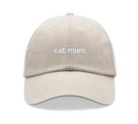 cat Mum Baseball Cap Vintage Washed Unisex Dad Hat Adjustable