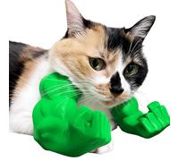 Cat Muscle Arm Costume - Funny 3D Printed Superhero Cosplay Accessory for Cats - Hilarious Pet Outfit for Halloween, Birthdays, Dress-Up & Photo Props