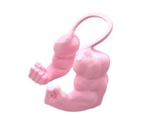 Cat Muscle Arm Halloween Cat Costume Accessory 3D Printed Cat's Neck Arm with Muscle for Pet Cosplay, Funny Halloween Costume Prop Adjustable Lightweight Design (Pink)