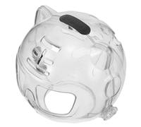 Cat Muzzle Astronaut Helmet for Cats with Adjustable Plastic Bubble