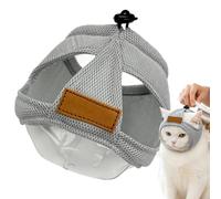 Cat Muzzle Breathable Transparent Anti-Bite Pet Head Helmet