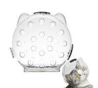 Cat Muzzle - Bubble Ear Grooming Shield, Ear Dome Cover Style, Grooming Head Guard, Bite Resistant Face Shield| Perfect for Bathing Shaving Trimming Controlled Pet Handling
