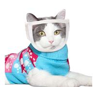 Cat Muzzle for Grooming | Breathable Transparent Anti Bite Nozzles - Cat Bath Accessories, Scratch-Resistant Kitten Face Covers, Scratch-Resistant Kitten Face Coverings Hepvet