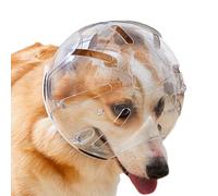 Cat Muzzle, Transparent Bubble Muzzle for Cats, Breathable Cat Mouth, Adjustable Air Muzzle for Cats, Transparent Cat Hood with Bite Protection, Breathable Headgear for Aggr