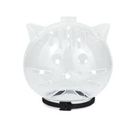 Cat muzzle with bubble wrap - transparent, breathable face , cat cap for small dogs when bathing, changing, claw cutting, showering, behaviour training, bite protection and