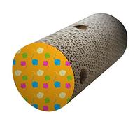 Cat 'n ' Caboodle Claw-n-Roll Scratch Pad with Catnip Premium Eco Friendly Fun Interactive Easy to Use Indoor Scratching Cardboard for Cats Kittens