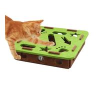 Cat Nail Box - With Two Balls with Rattle and Interactive Scratching Post | Cat Scratching Puzzle | Suitable for Furniture, Carpets, Sofas and Corners, for Indoor Pets and Kittens