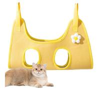 Cat Nail Clipper Hammock - Breathable Grooming Sling Pet Nail Cutting Harness | Secure Secure Restraint for Cats Grooming, Comfortable Nail Care Solution