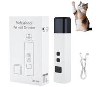 Cat Nail Clippers, Dog Nail filers, Dual-Speed Adjustable, 360° Grinding Setting, Low Vibration, Ultra-Quiet (Below 40 decibels), Powerful Motor, Suitable for All Cats and Dogs