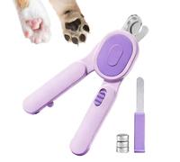 Cat Nail Clippers - Pet Grooming Tool with LED Light, Pet Nail Trimmer - Small and Medium Animals, Including Dogs, Cats, at Home, Bathroom, Travel, Camping,
