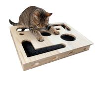 Cat Nail Enrichment Box, Interactive Scratcher Game | Cat Toys Indoor Maze - for Exercise Training Kittens in the Home Living Room Bedroom