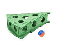 Cat Nail File Box | with Bell Balls Fun Scratching Interactive Felt Pet Supplies | Cat Toy Box | for Post Climbing Floor Play Exercise Mental Stimulation Hunting Simulation Home Indoor