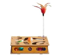 Cat Nail File Enrichment Box | Kitten Scratcher Nail File Toy | Kitten Boredom Relief Clippers Box - for Outdoor Indoor Exercise Training Daily Boredom Relief Entertainment Enrichment Home