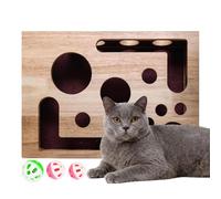 Cat Nail File Scratch Enrichment Box, Nail File Stress Free Alternative to Clippers and Grinders, Interactive Cat Nail File Enrichment Box for Indoor Small Cats Grooming