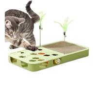 Cat Nail File Scratcher Interactive Self-Play Puzzle Claw Scratcher | Indoor Cat Trimmer Scratch Post for Bedroom Living Room Garden Outdoor Home Daily Training Boredom