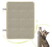 Cat Nail File Scratcher - Scratch Pad Wrapped Around Scratching Post With 80 Aluminum Oxide Grit - Helps Trim Nails and Protect Post