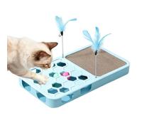 Cat Nail File Scratcher Self-Play Scratching Enrichment Interactive Toys | Indoor Cat Trimmer Scratch Post for Bedroom Living Room Garden Outdoor Home Daily Training Boredom