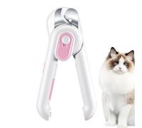 Cat Nail Scissors, Claw Cutter with LED Lighting, Cat Claw Trimmer, for Claw Care When Bathing, Daily Care, Travel and Salon Use