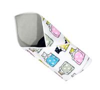 Cat Nail Trimming Restraint Wrap - Self-Adherent Adjustable Blanket To Wrap Cat | Anti-Scratch Anti-Escape Bag | Cat Grooming Bag | Cat Burrito Wrap | Cat Control Mat For Safe & Easy Grooming