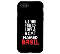 Cat Name Basil Design - All You Need is Love! Case for iPhone SE (2020) / 7/8