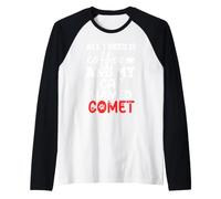 Cat Name Comet Gifts All I Need is Coffee Cat Named Comet Raglan Baseball Tee