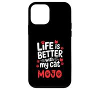Cat Name Mojo Life Is Better With My Cat Mojo Case for iPhone 12 mini