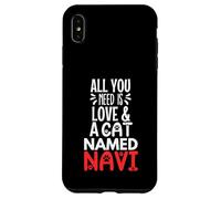 Cat Name Navi Design - All You Need is Love! Case for iPhone XS Max