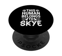 Cat Name Skye Human Belongs to Cat Name Skye PopSockets Adhesive PopGrip