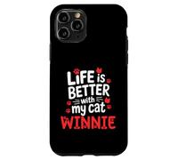 Cat Name Winnie Life Is Better With My Cat Winnie Case for iPhone 11 Pro