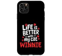 Cat Name Winnie Life Is Better With My Cat Winnie Case for iPhone 11 Pro Max