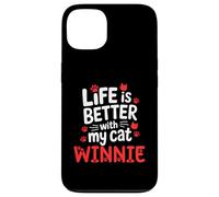 Cat Name Winnie Life Is Better With My Cat Winnie Case for iPhone 13
