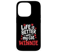 Cat Name Winnie Life Is Better With My Cat Winnie Case for iPhone 14 Pro